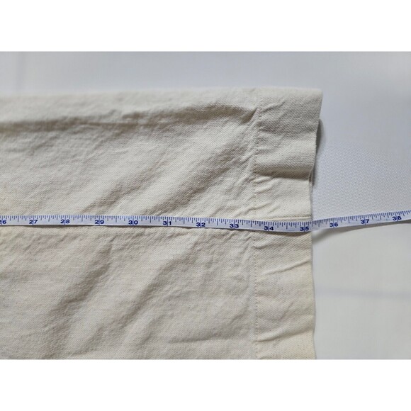 Zara Linen-Cotton  Women's Wide Leg Ivory Pants Size L - Picture 4 of 7